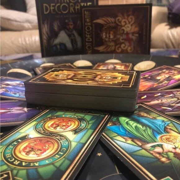 NWB Tarot Decoratif Tarot Cards Deck and Guide Book - Picture 5 of 5